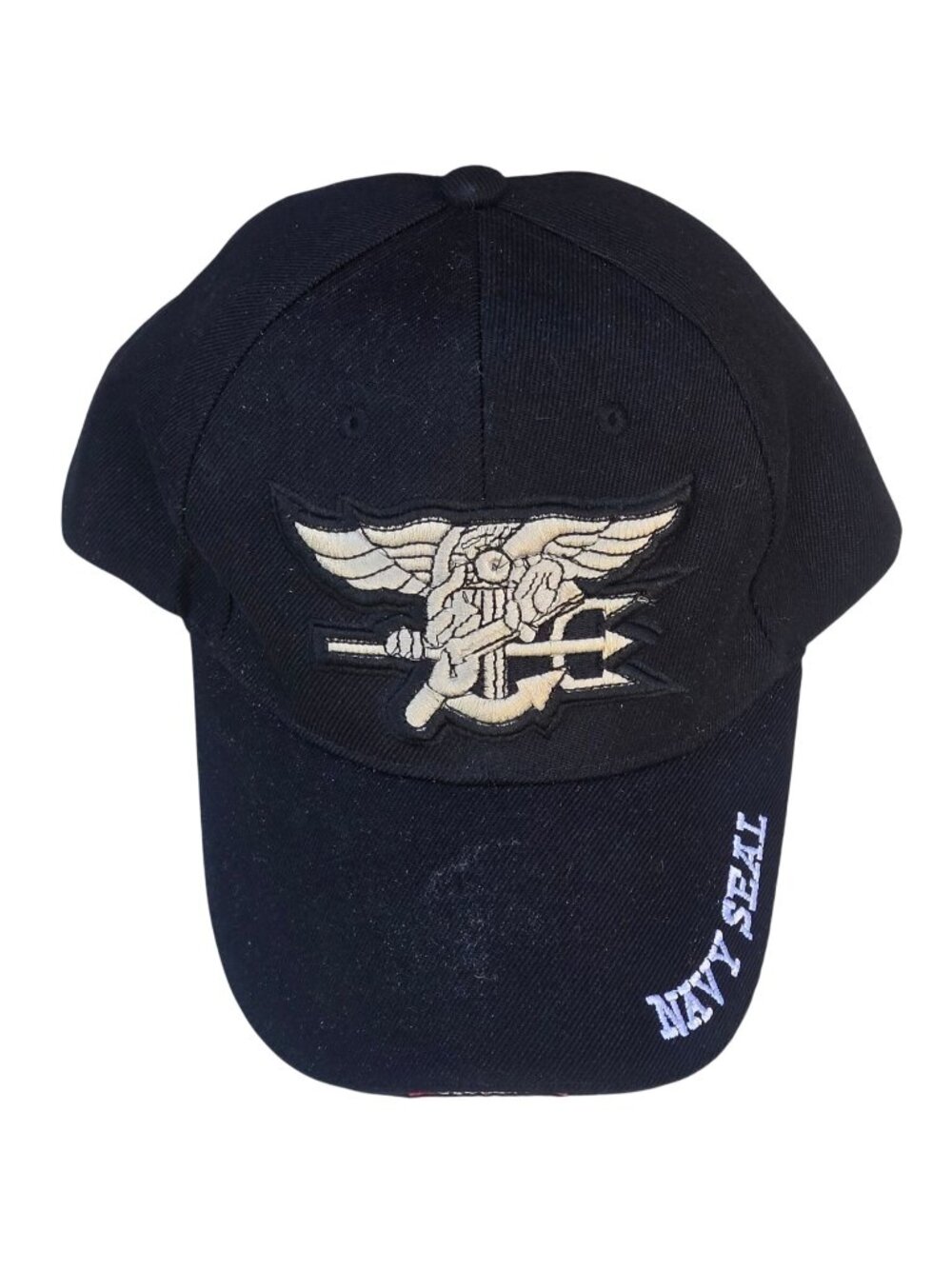 Navy SEAL Embroidered Black Adjustable Baseball Cap
